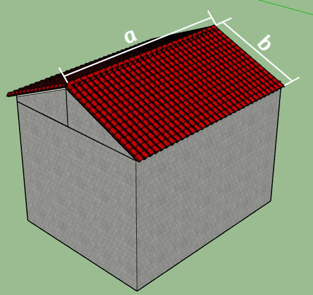Калькулятор металлочерепицы для двускатной крыши